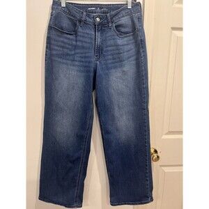Old Navy Wow Wide Leg Jeans Womens 12 High Rise Denim